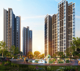 健康花城前期产品已售罄 最新工程施工中